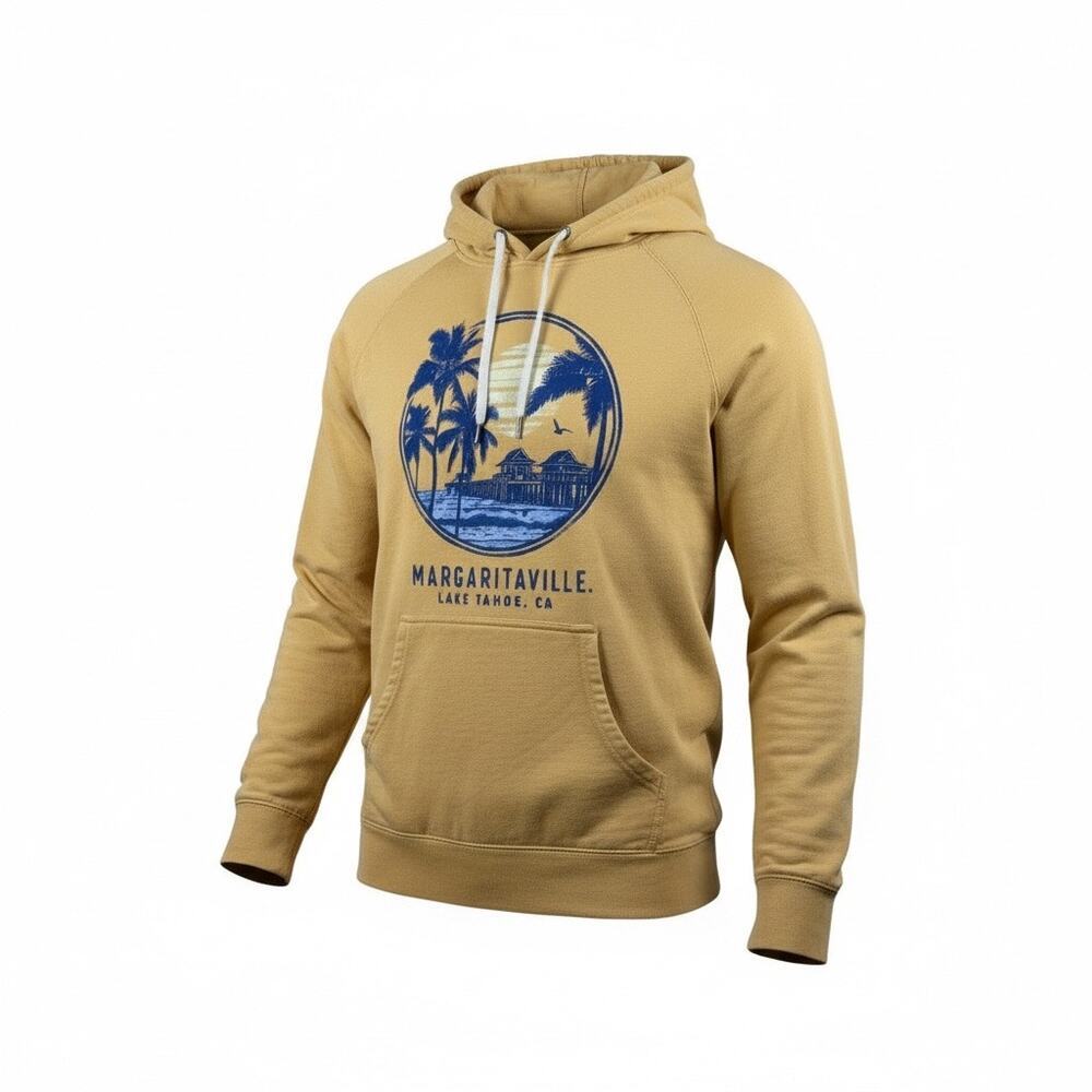 Margaritaville Lake Tahoe Yellow Hoodie Extra Large XL (3) - Picture 1 of 8